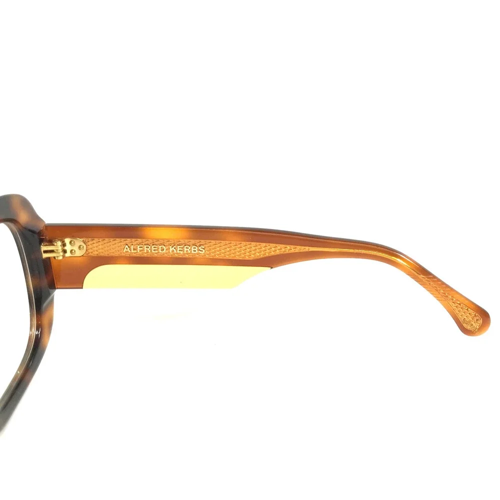 Alfred Kerbs Eyeglasses Frames MARTINA HV Havana Tortoise Clear Yellow 53-23-140